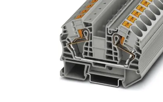 PHOENIX 3212138 through terminal PT standard | gray | 16 mm²