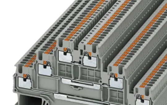 PHOENIX 3213713 feed-through terminal PT 3-story | gray | 1,5 mm²