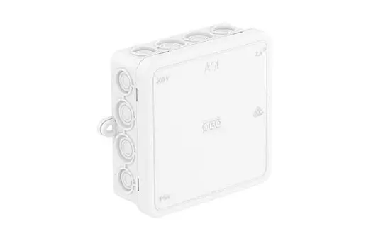 OBO BETTERMANN 2000390 cable junction box series A standard | pure white | 90x90 mm