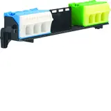 HAGER FZ383 carrier with PE/N clamps QuickConnect horizontal 2x22 terminals