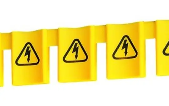 HAGER KZ059 touch protection cover to cover free rail connections