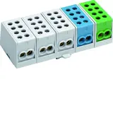 HAGER KH45A main line branch clamp finger safe 5-pin | grey/blue/green | 35 mm²