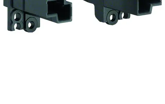 HAGER UZ00A5 hood tower universN Lower part, right and left, with screws