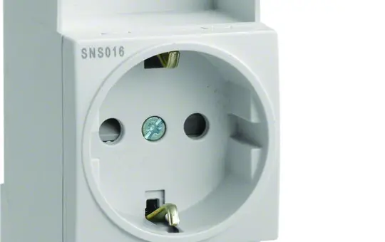 HAGER SNS016 SCHUKO socket REG 1-fold