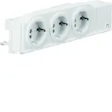 HAGER VZ00AS SCHUKO socket REG 3-fold