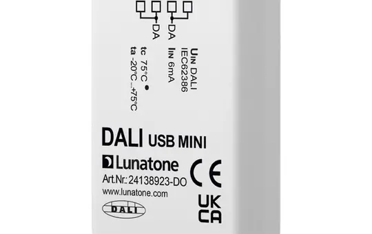 LUNATONE 24138923-DO DALI USB interface flush-mounted