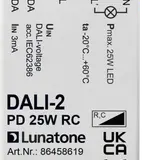 LUNATONE 86458619 DALI dimming actuator 25 W UP Phase control (RC)