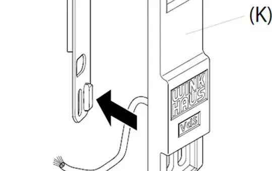WINKHAUS 4983723 window contact VdS class B, opening/tilting