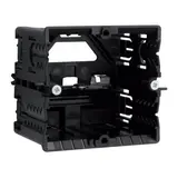 HAGER GLS5500 device installation box C-profile 1-fold for switch programs | black