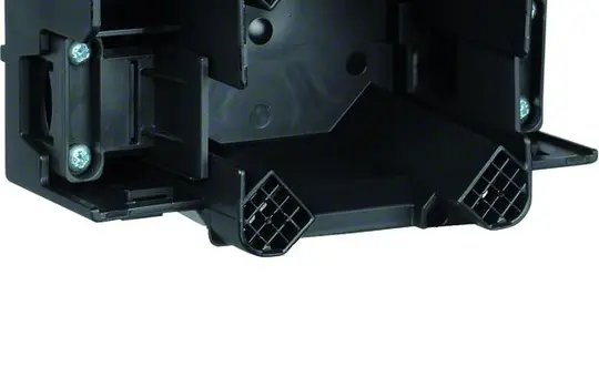 HAGER G2744 device installation box C-profile 1-way for CEE sockets | anthracite