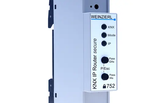 WEINZIERL 5249 KNX IP router REG, KNX Secure