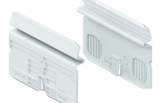 HAGER BR65X9 tehalit parapet duct coupling pair 80 mm, polystyrene halogen-free | white | 65x100,…