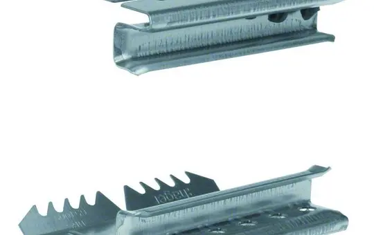 HAGER BRS651009 tehalit parapet channel coupling pair 80 mm, sheet steel | galvanized | 68x100 mm