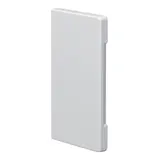 HAGER BR6513069016 tehalit parapet channel end piece Halogen-free plastic | traffic white | 65x130 mm