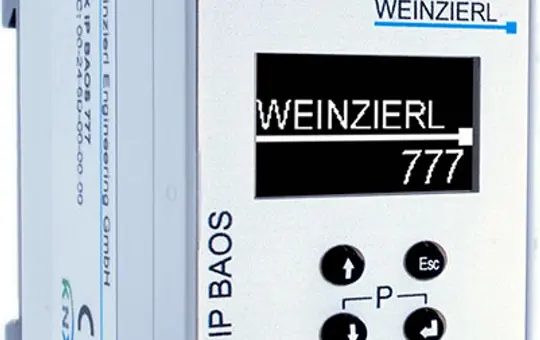 WEINZIERL 5193 KNX IP BAOS with display, visualization, web functions