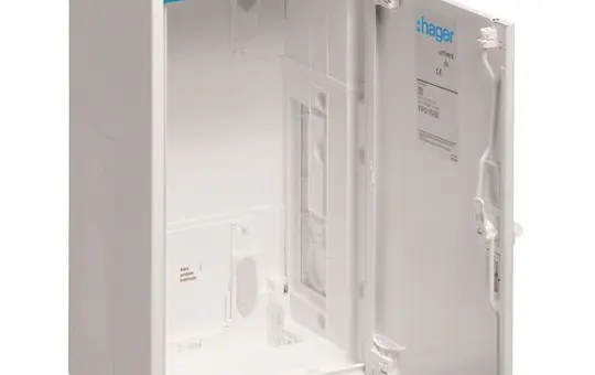 HAGER FP31SW2 wall cabinet IP54 SKII 1 field | 500 mm