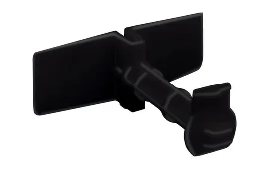 HAGER BRTB accessories for parapet trunking Cable retention clip bolts, halogen free, 4 pieces | 80 mm