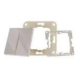Mounting set for radio button EHAK02 2-fold