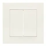 LINGG&JANKE 87875-RW rocker for pushbutton sensor 2-fold | pure white shiny