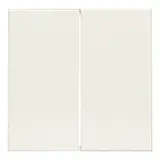 LINGG&JANKE 87855-WM Rocker for touch sensor 2-fold | pure white satin matt