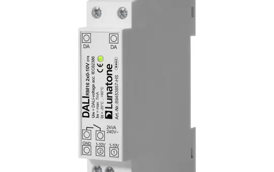 LUNATONE 89453857-HS DALI-1-10V interface DT8 REG 2-fold, 16 A