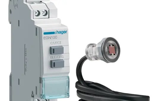 HAGER EGK101 Digital multifunctional timer 1 channel with built-in sensor