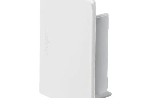 HAGER LF4006069016 tehalit cable duct end piece Plastic, halogen-free | traffic white | 40x57 mm