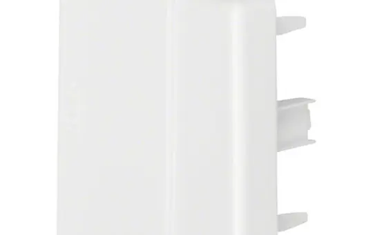 HAGER LFF6006069016 tehalit cable duct end piece Plastic, halogen-free, adjustable | traffic white | 60x57 mm