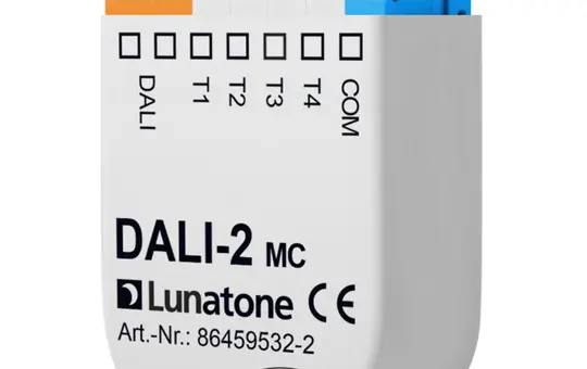 LUNATONE 86459532-2-app DALI-2 button interface MC 4-way, app controller activated