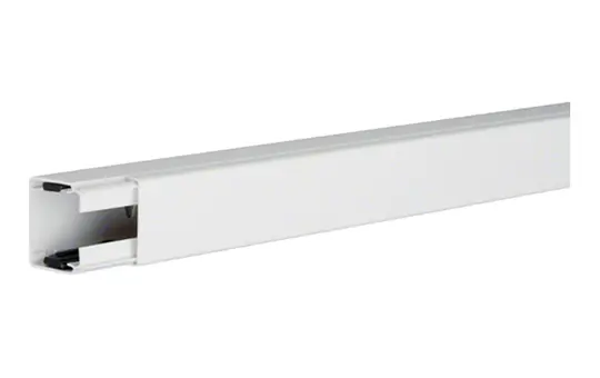 HAGER LF4004009016 tehalit cable routing duct complete plastic | traffic white | 40x40 mm