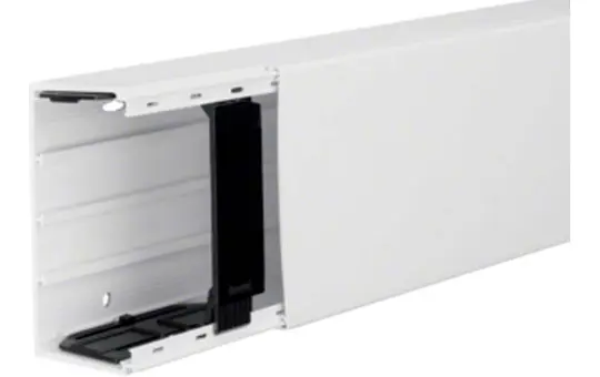 HAGER LFE6011009016 tehalit cable routing duct complete Plastic, UV-stable | traffic white | 60x110 mm