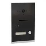 RITTO RGE2015130 Listo door station TwinBus flush-mounted 1-fold | V2A stainless steel/anthracite gray satin matt