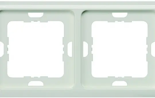 SIEMENS 5TG1812 cover frame delta profile 2-fold | titanium white