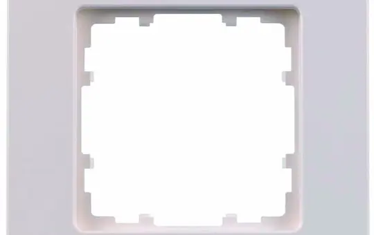 SIEMENS 5TG11110 cover frame delta miro 1-fold | titanium white