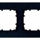 SIEMENS 5TG11122 cover frame delta miro 2-fold | carbon metallic