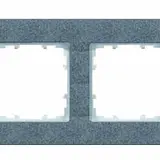 SIEMENS 5TG11142 cover frame delta miro 4-fold | carbon metallic