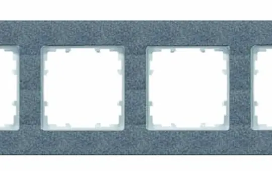 SIEMENS 5TG11142 cover frame delta miro 4-fold | carbon metallic