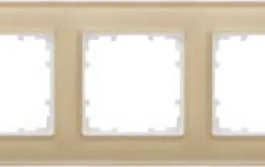 SIEMENS 5TG1203-4 cover frame delta miro glass 3-fold | arena