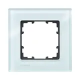 SIEMENS 5TG1201 cover frame delta miro glass 1-fold | crystal green