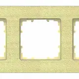 SIEMENS 5TG1103-3 cover frame delta miro wood 3-fold | maple