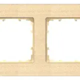 SIEMENS 5TG11043 cover frame delta miro wood 4-fold | maple
