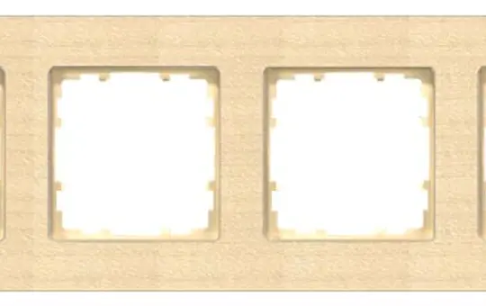 SIEMENS 5TG11043 cover frame delta miro wood 4-fold | maple