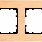 SIEMENS 5TG1102-4 cover frame delta miro wood 2-fold | beech