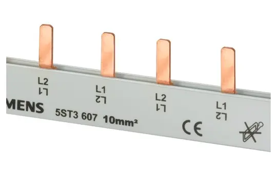SIEMENS 5ST3607 phase rail 2-pole 6 TE | 10 mm²
