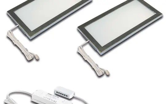 HERA 61057420183 LED Sky 2 pieces, 4000K | stainless steel look