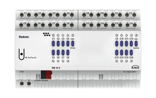 THEBEN RM 16 S KNX switching actuator FIX 16x