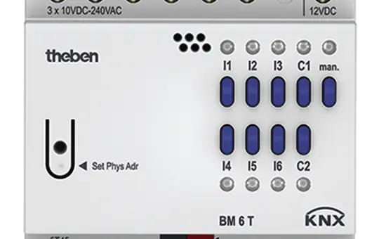 THEBEN BM 6 T KNX binary input FIX 6-fold