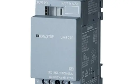 SIEMENS 6ED1055-1HB00-0BA2 LOGO! Expansion module 24 V 4DE/4DA, relay