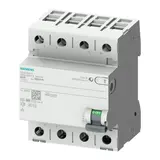 SIEMENS 5SV3344-4 FI circuit breaker 4-pole 30 mA type B 40A