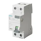 SIEMENS 5SV3314-6 FI circuit breaker 2-pole 30 mA type A 40 A, N right